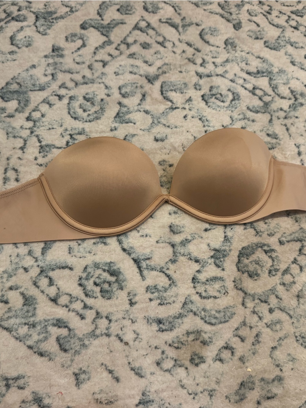 Victoria's Secret Strapless Nude Push-Up Bra - Beige
